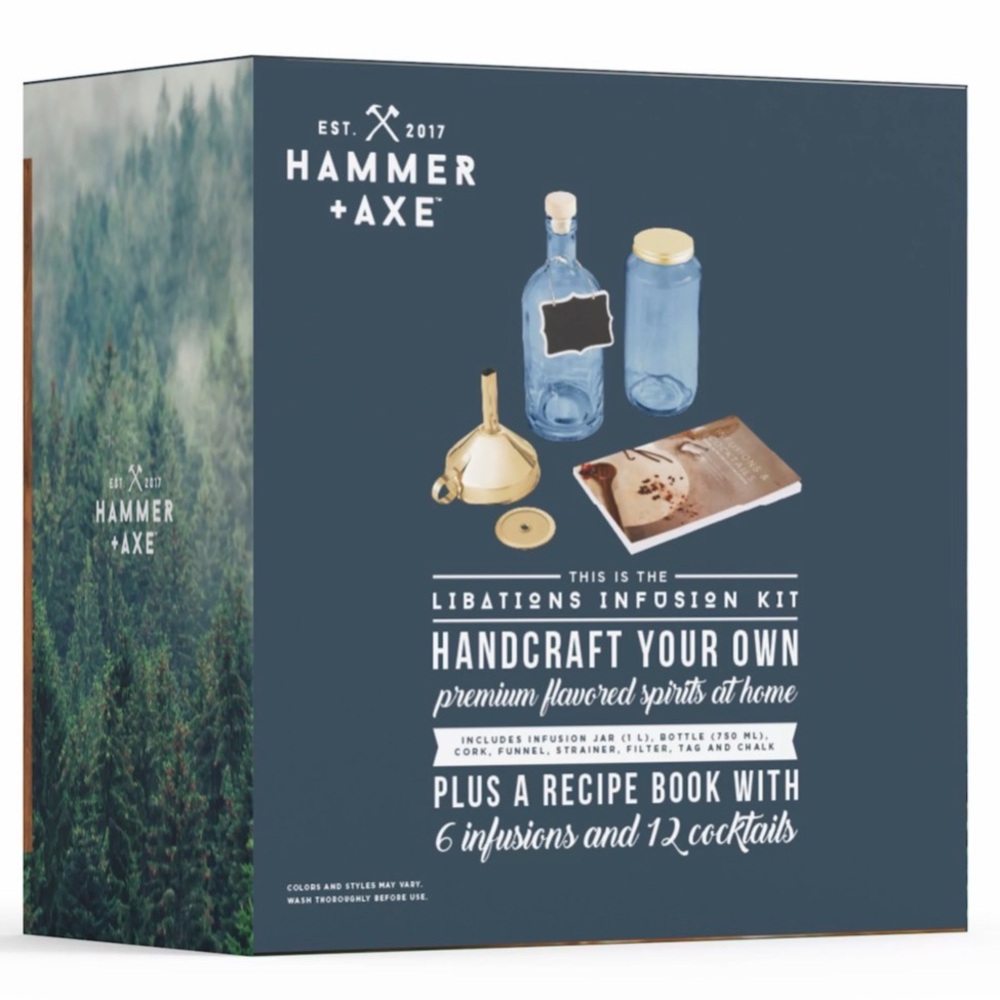 Hammer & Axe Libations Infusion Kit with Cocktail Recipe Book - Picture 6 of 12